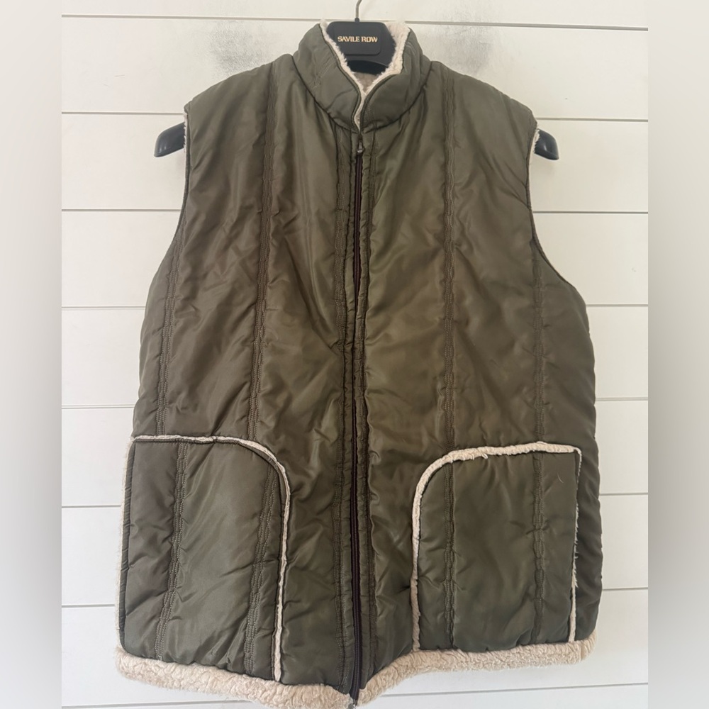 Vintage Down Vest No Tag Measures Medium Weathermate “Downie” Canada Made